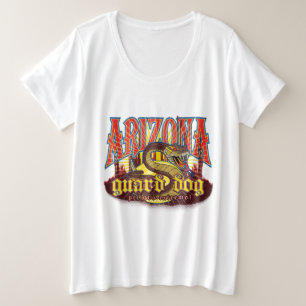 Arizona Guard Dog Snake Große Größe T-Shirt