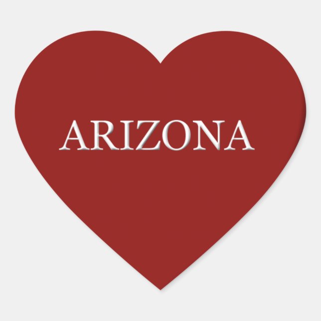 Arizona Heart Sticker (Vorderseite)