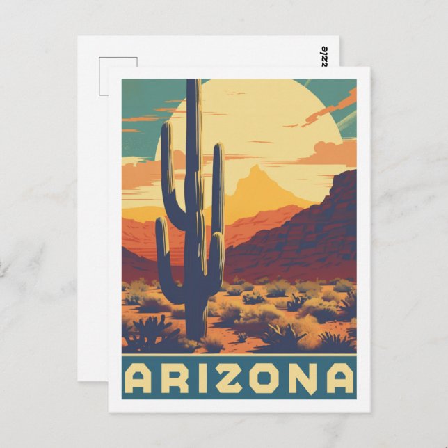 Arizona Highlights Postkarte (Vorne/Hinten)