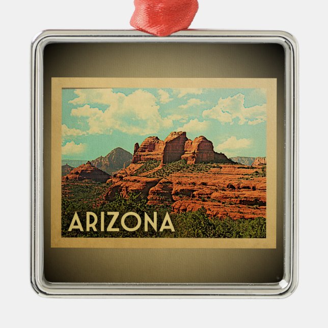 Arizona Highlights Silbernes Ornament (Vorne)