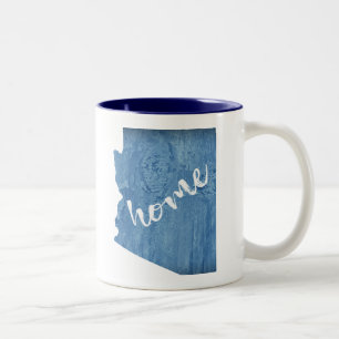 Arizona Home Holzoptik Zweifarbige Tasse