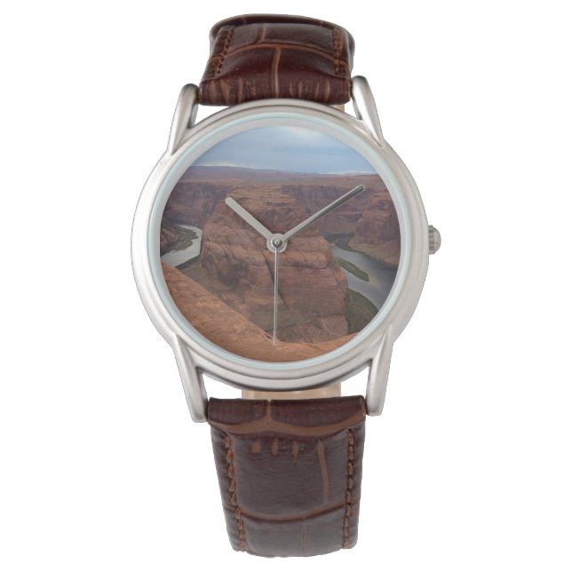 ARIZONA - Horseshoe Bend AB - Roter Felsen Armbanduhr (Vorderseite)