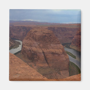 ARIZONA - Horseshoe Bend AB - Roter Felsen Magnet