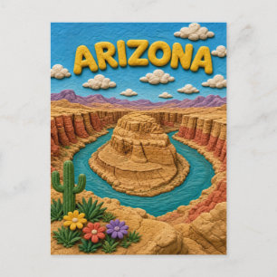 Arizona Horseshoe Bend Modern KLAYKOO Postkarte
