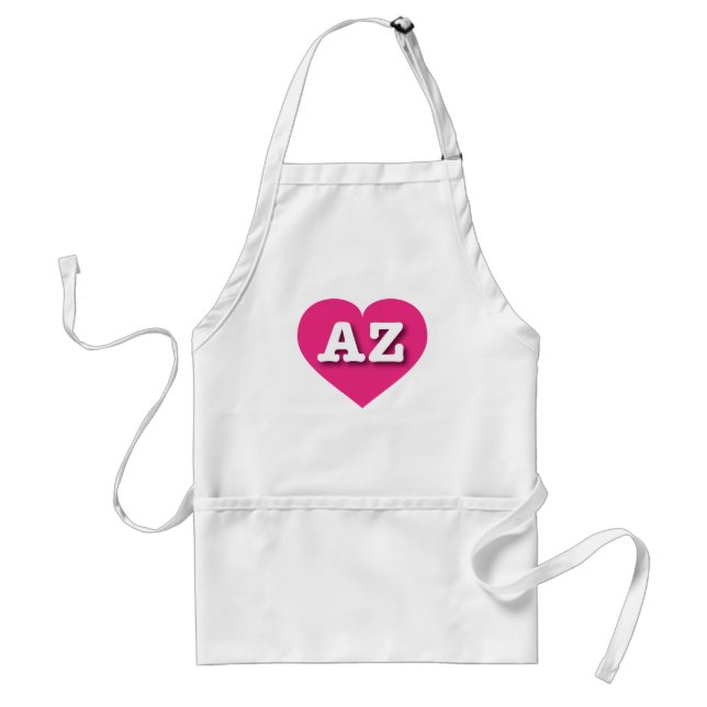Arizona Hot Pink Heart - I Liebe AZ Schürze (Vorne)