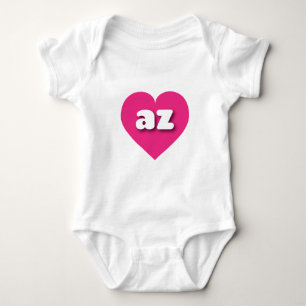 Arizona Hot rosa heart - I Liebe az Baby Strampler