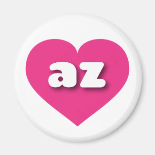 Arizona Hot rosa heart - I Liebe az Magnet