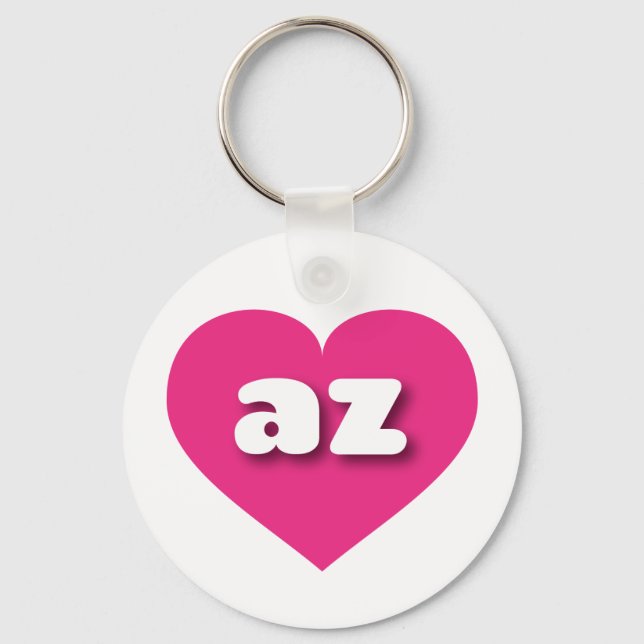 Arizona Hot rosa heart - I Liebe az Schlüsselanhänger (Vorderseite)