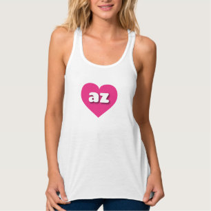 Arizona Hot rosa heart - I Liebe az Tank Top