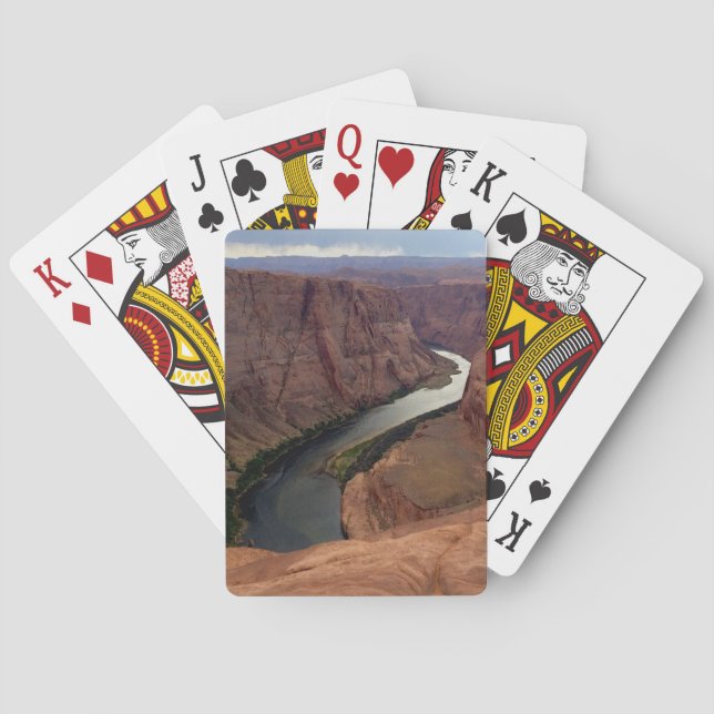 ARIZONA - Hufeisenbend A - Roter Felsen Spielkarten (Rückseite)