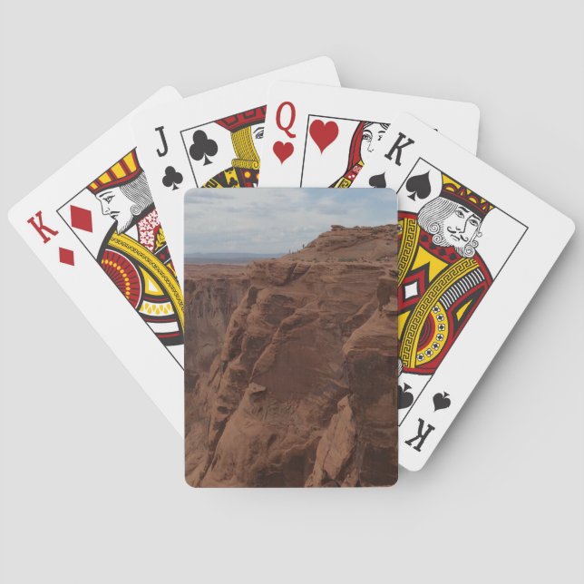 ARIZONA - Hufeisenbend C - Roter Felsen Spielkarten (Rückseite)