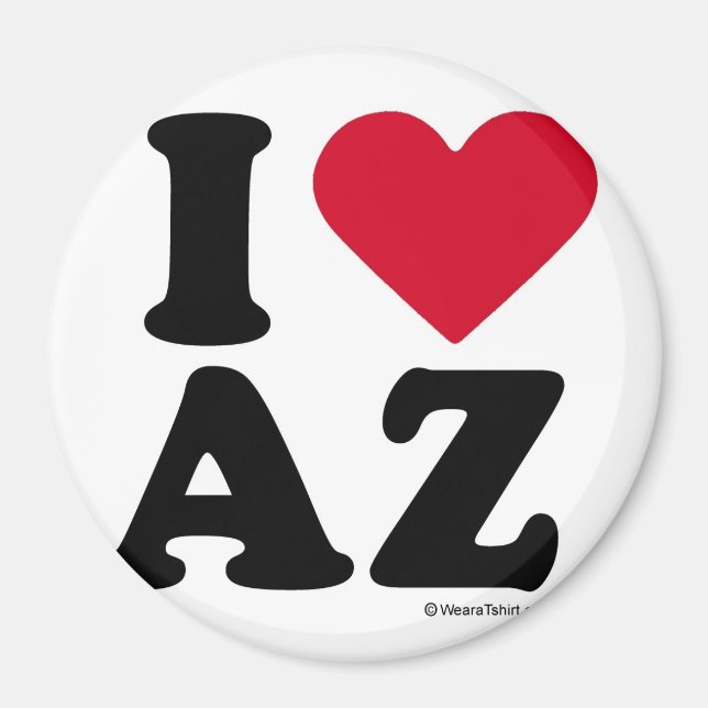 ARIZONA - I LIEBE AZ - I LIEBE ARIZONA MAGNET (Vorne)