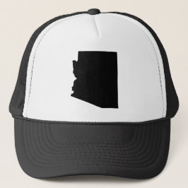 Arizona in Schwarz Truckerkappe