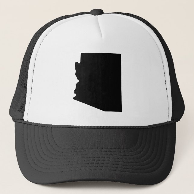 Arizona in Schwarz Truckerkappe (Vorderseite)