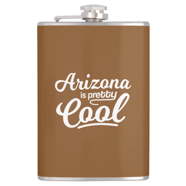 Arizona ist Hübsch Cool Flachmann (Vorderseite)