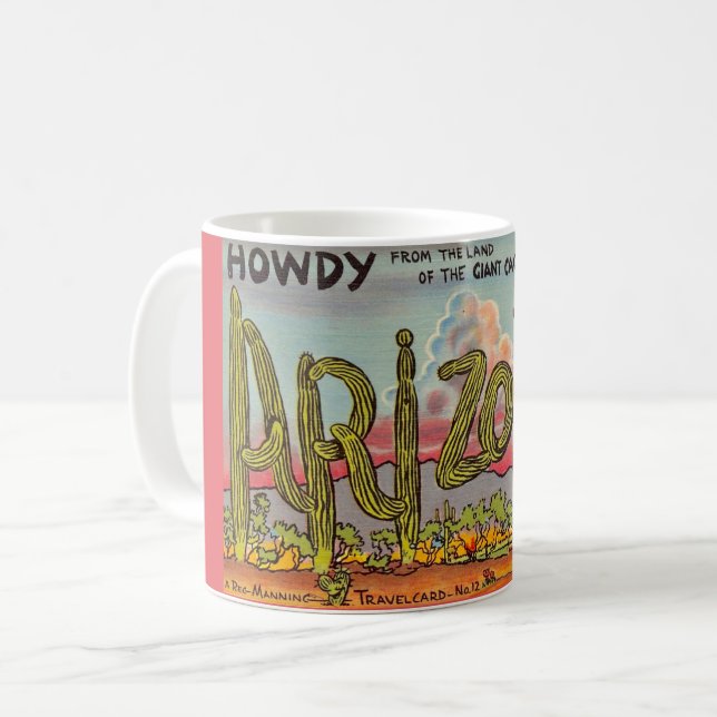 Arizona Kaktusland Kaffeetasse (Vorderseite Links)