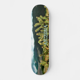 Arizona-Kaktusund GebirgsFotoskateboard-Plattform Skateboard