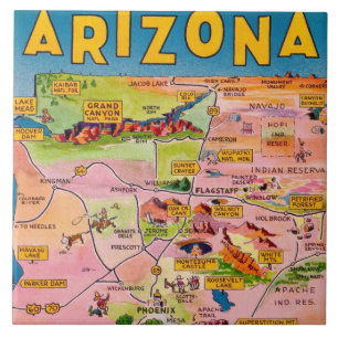 Arizona-Karte Keramikfliese