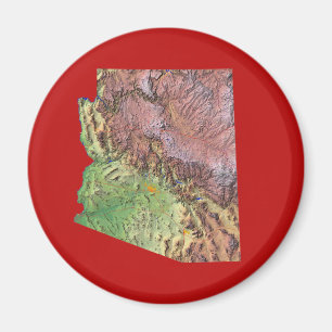Arizona Karte Magnet