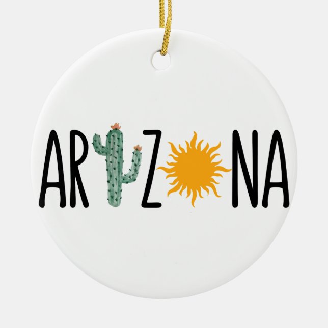 ARIZONA KERAMIK ORNAMENT (Vorne)