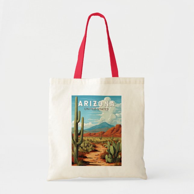 Arizona Kunstvoll wandern Vintag Tragetasche (Vorne)
