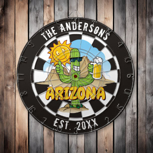 Arizona Landschaft Cartoon Benutzerdefiniertes Dar Dartscheibe
