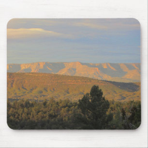 Arizona Landschaft Foto Pine Trees and Mountains Mousepad