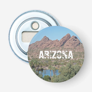 Arizona Landschaft Palmen Bäume Roter Felsen Keepa Flaschenöffner