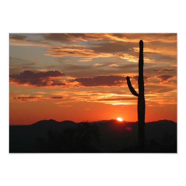 Arizona Landschaft Sonnenuntergang Fotodruck (Vorne)