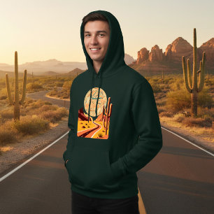 Arizona Landschaft Wortkunst Hoodie