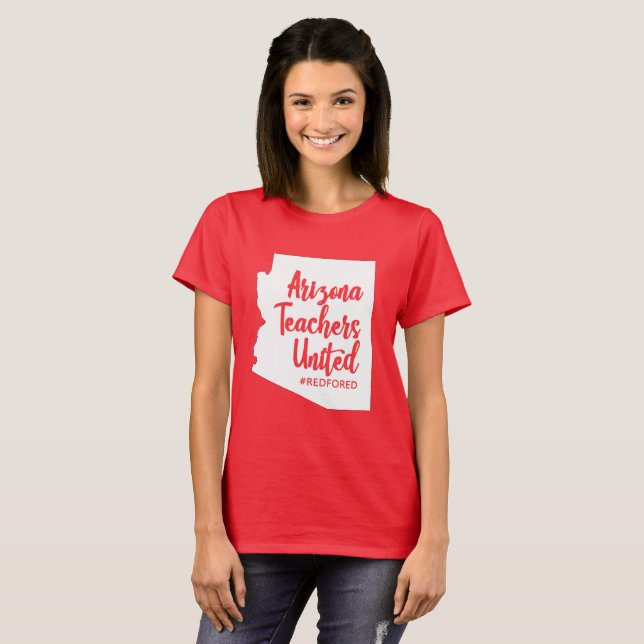Arizona-Lehrer vereinigten T-Shirt (Vorne ganz)