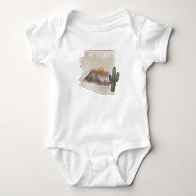 Arizona locally growth baby bodysuit baby strampler (Vorderseite)