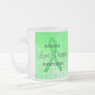 Arizona Lyme-Borreliose-Bewusstseins-Kaffeetasse Mattglastasse