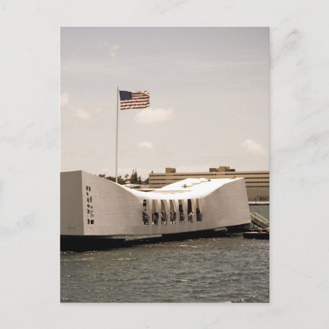 Arizona Memorial Pearl Harbor Postkarte (Vorderseite)