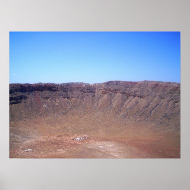 Arizona Meteor Crater print Poster (Vorne)