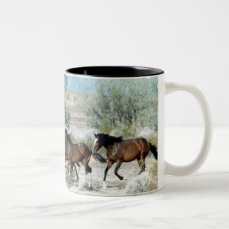 Arizona-Mustangs Zweifarbige Tasse