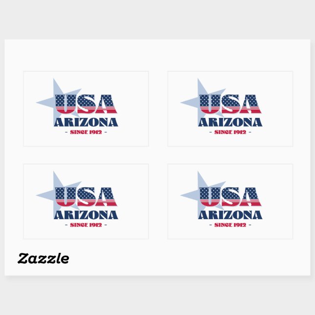 Arizona My Zuhause Staat Sticker (Blatt)