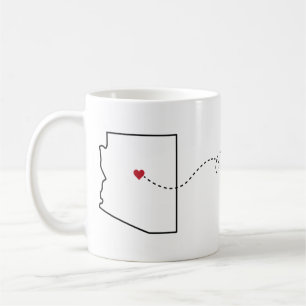 Arizona nach Oregon - Heart2Heart Coffee Tasse