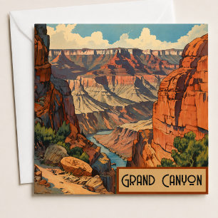 Arizona-Nationalpark-Urlaubs-Flat-Card