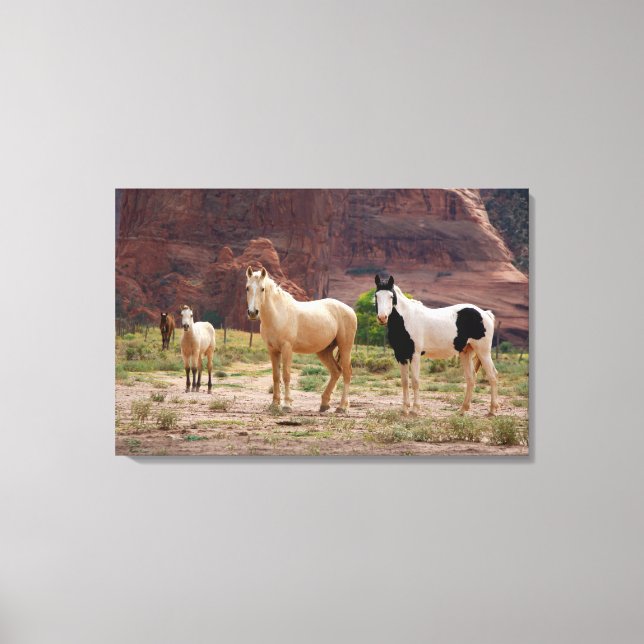Arizona, Navajo Indian Reservation, Chinle, Leinwanddruck (Vorderseite)