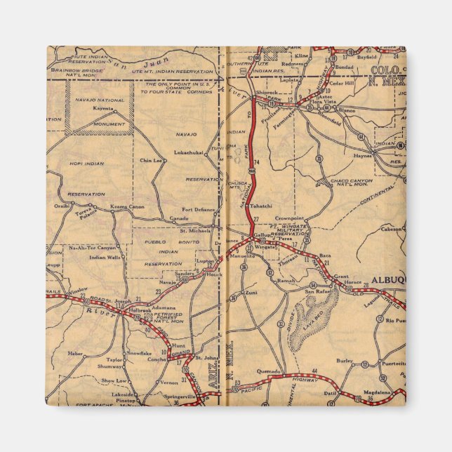 Arizona, New Mexico Magnet (Vorne)