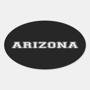 Arizona Ovaler Aufkleber