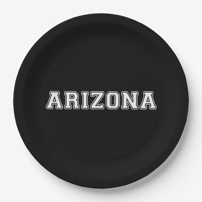 Arizona Pappteller (Vorderseite)