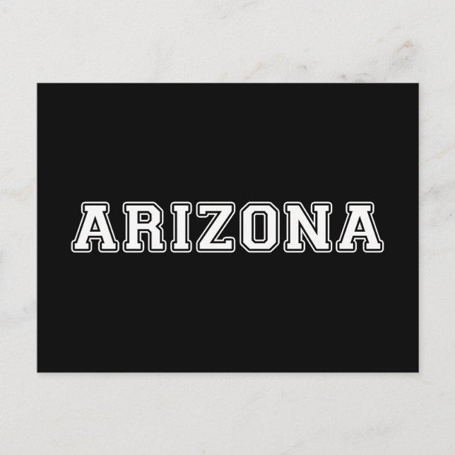 Arizona Postkarte (Vorderseite)
