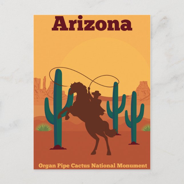 Arizona Postkarte (Vorderseite)