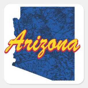 Arizona Quadratischer Aufkleber