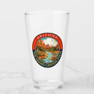 Arizona Reise Kunst Abzeichen Glas
