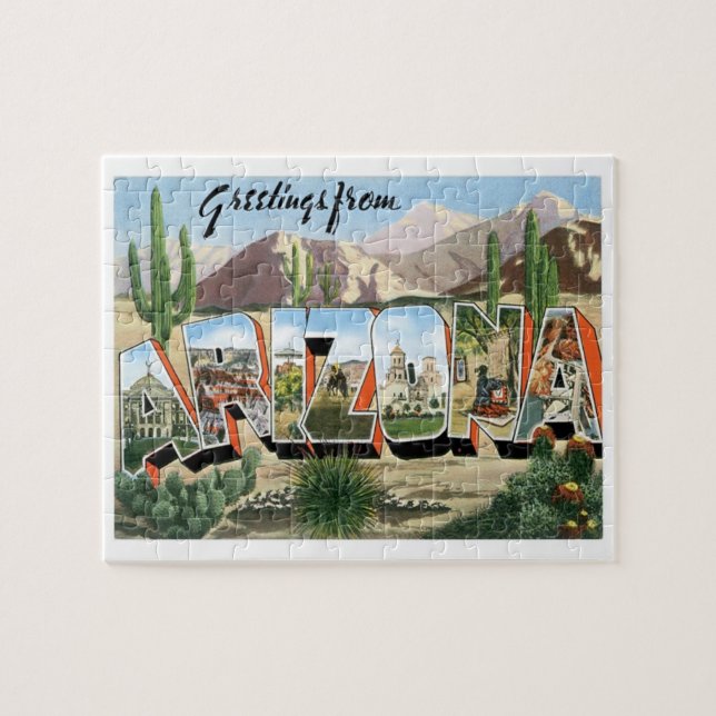Arizona Reisegrüße von US-Staaten (Horizontal)