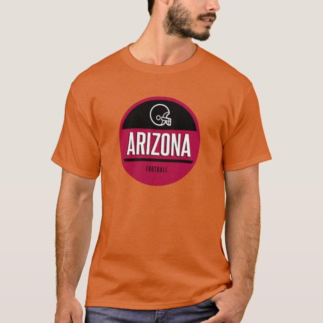 Arizona Retrofußball T-Shirt (Vorderseite)