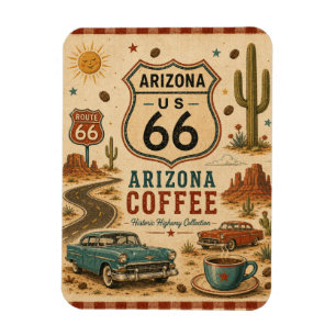 Arizona Route 66 Desert Diner Erinnerungen Magnet